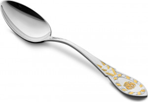 10666777 Русские самоцветы Ложка столовая Русские самоцветы, серебро 925 Серебро 925