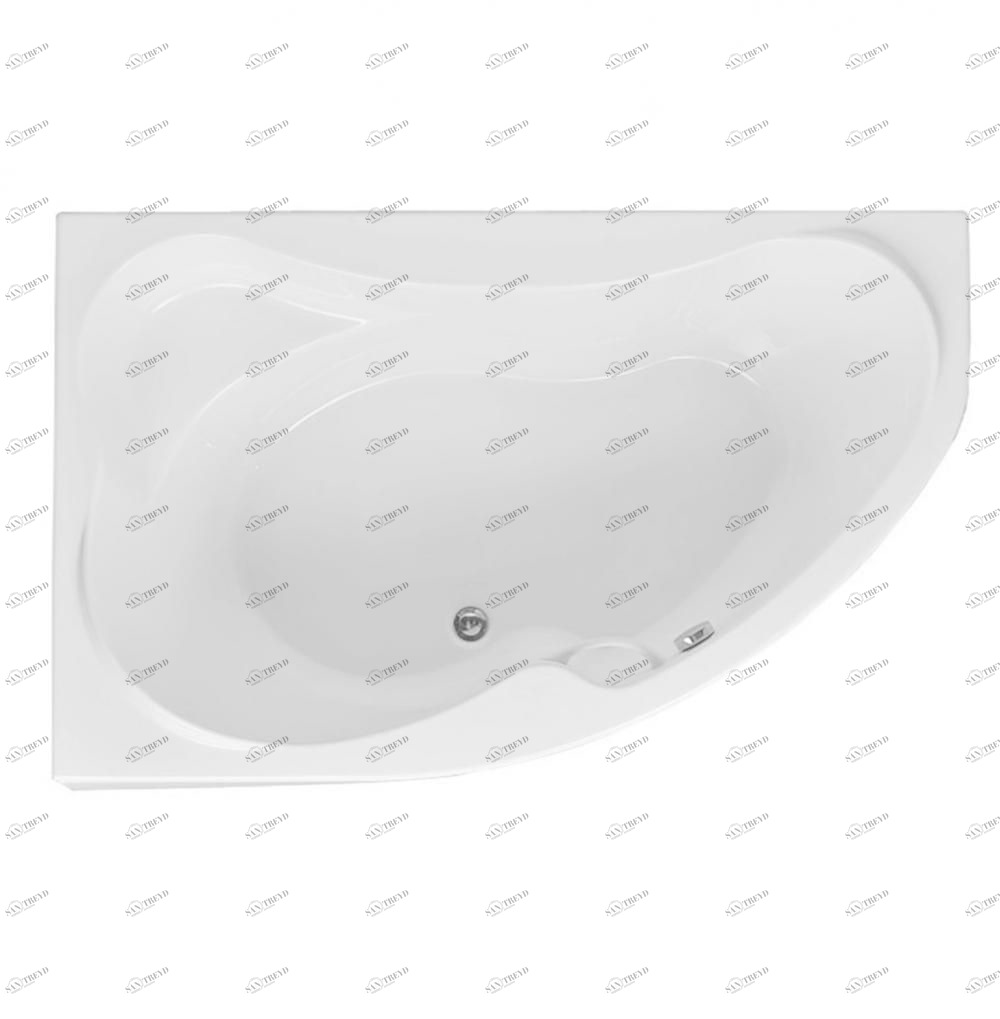 Акриловая ванна Aquanet Capri 160x100 L 00174403