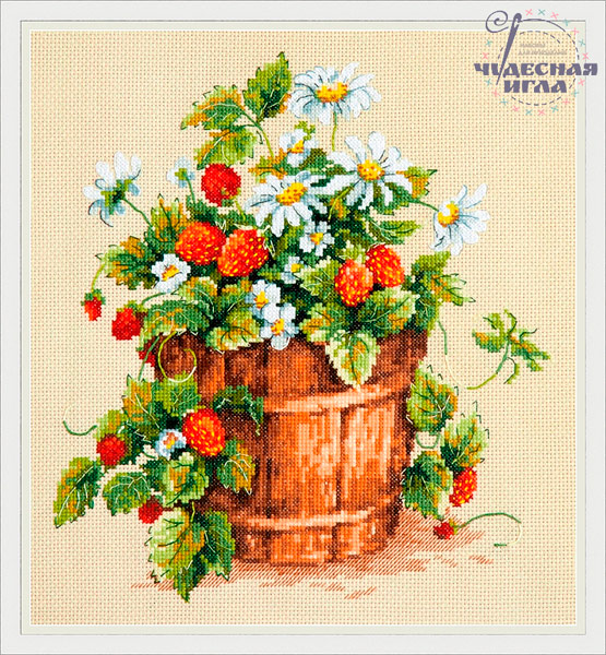 055-12 Вкус лета! Набор для вышивания Чудесная Игла 24 х 26 см Чудесная игла 