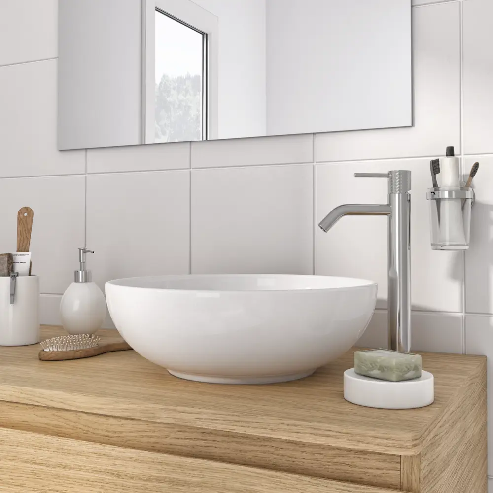 Sensea Essential — круглая керамическая раковина для современной ванной 85538218 STLM-1403880 - Вид №3