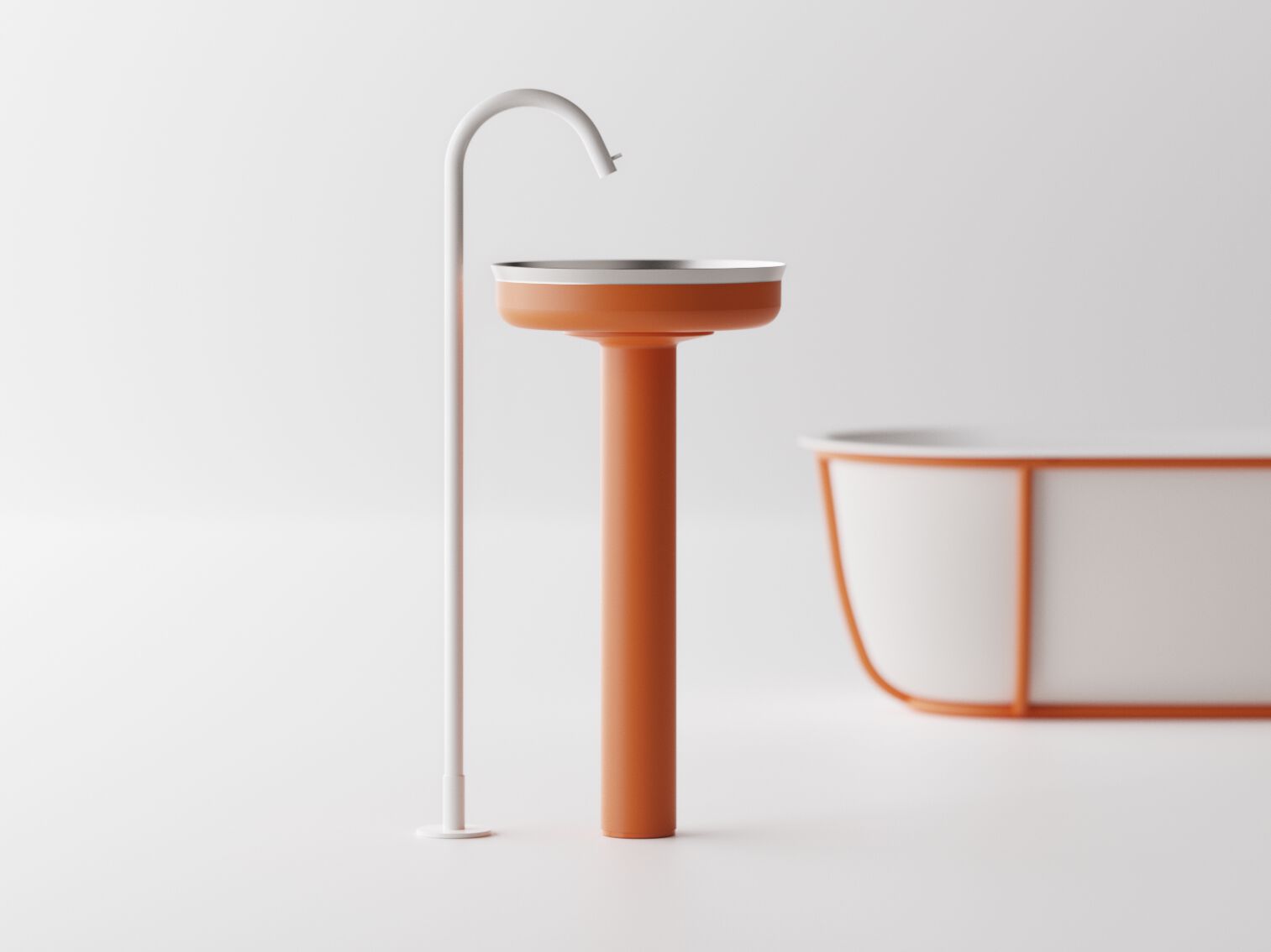 Круглая отдельно стоящая раковина из нержавеющей стали Agape одиннадцать ARCH-00016126