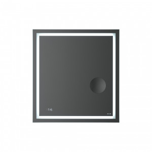 M91AMOX0653WG Универсальное зеркало с контурной Led-подсветкой часами и косметическим зеркалом 65 AM.PM Gem