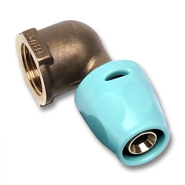 123090G2034 SANHA 23090G 3fit-Push Отвод 90° Вст-ВР 20x3/4 мм  - Вид №1