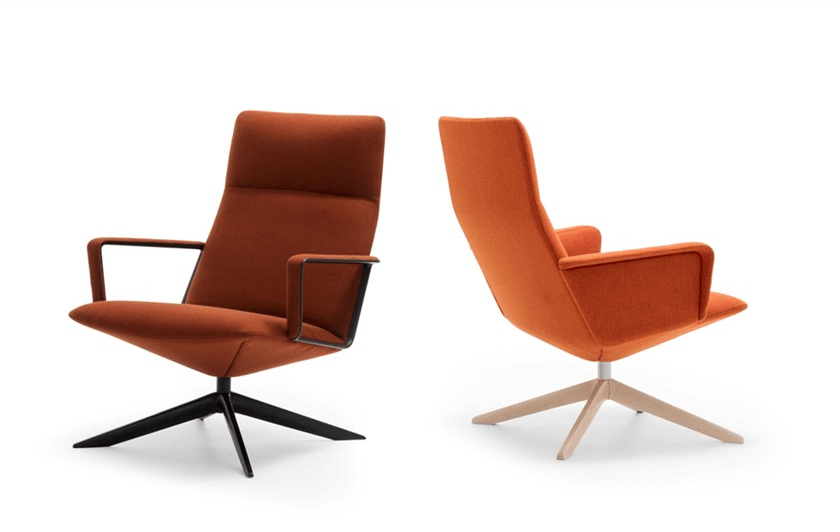 Andreu World 4-спицевое кресло с высокой спинкой Capri lounge Bu1694 - Вид №4