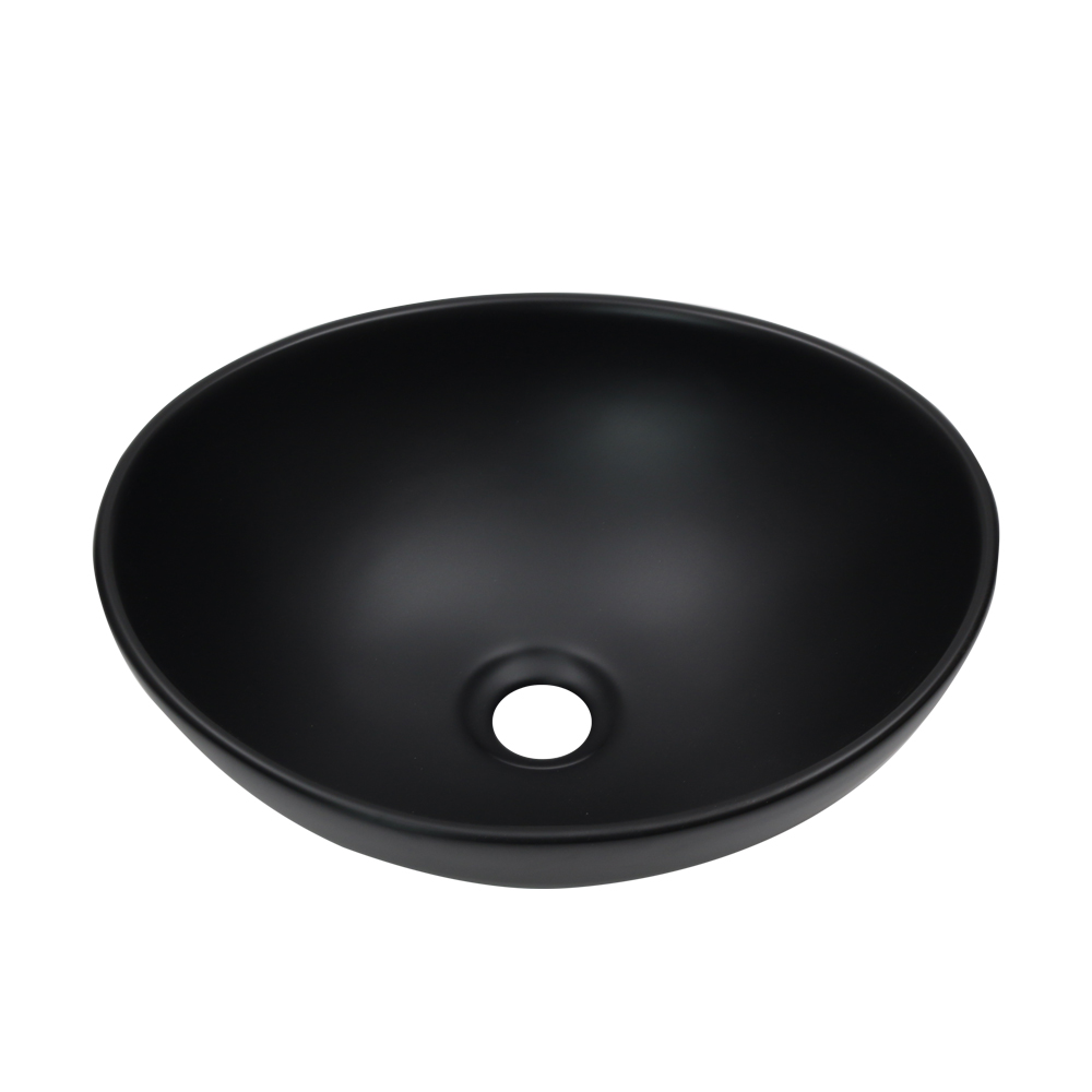 Накладная раковина melana mln-7138mb (матовая черная) 7138MB-805 - Вид №8