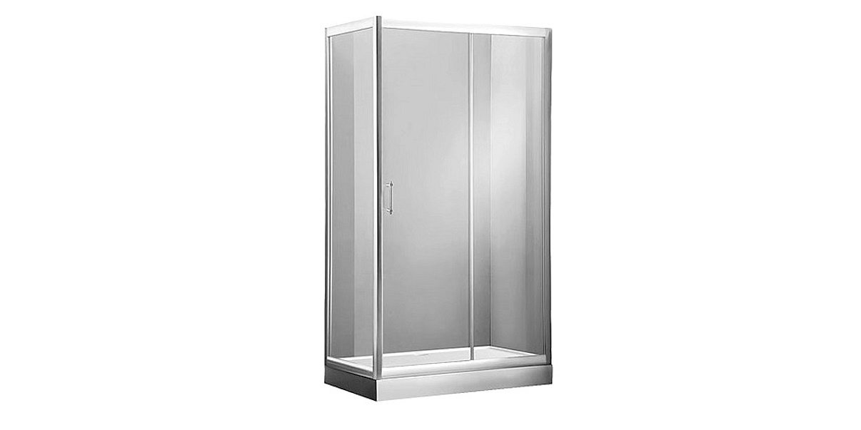 Душевой уголок Aquanet Alfa 120x80-12, прозрачное стекло 168417 - Вид №2