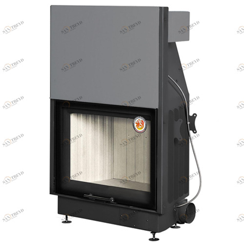 Каминная топка Экокамин Вега 800P принт с подовым горением 6482