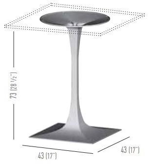 GABER Основание стола из металла sun-id-1378095 - Вид №1