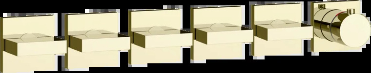 Смеситель для душа 44340 710 Gessi Inverso ЛАТУНЬ PVD