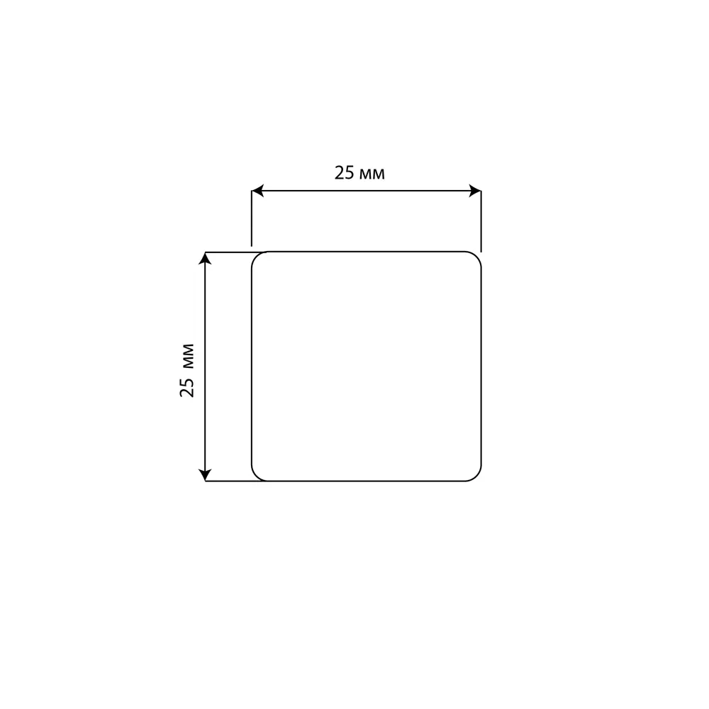 Накладка на мебельные ножки KONSENSA 8 мм прямоугольные фетр цвет белый STLM-2055709 - Вид №7