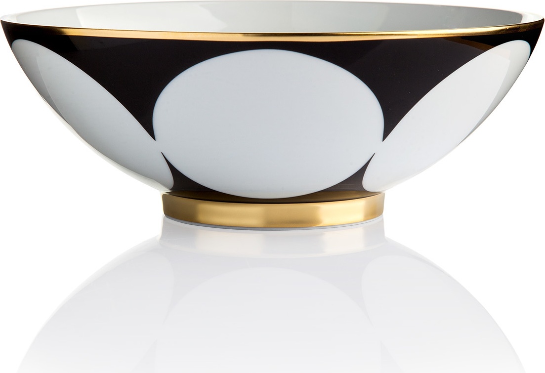 10564707 Sieger by Furstenberg Чаша закругл. Sieger by Furstenberg "Мой фарфор! Золотой дворец" 20см Фарфор 