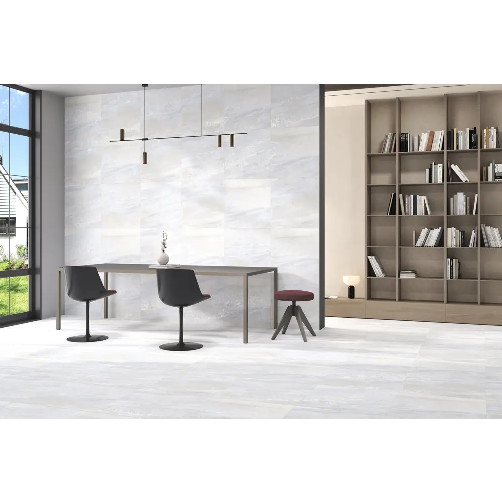 Глазурованный керамогранит Tivolli Perla Carving 60x60 см 1.44 м² матовый цвет серый Santreyd STLM-2193913 - Вид №3