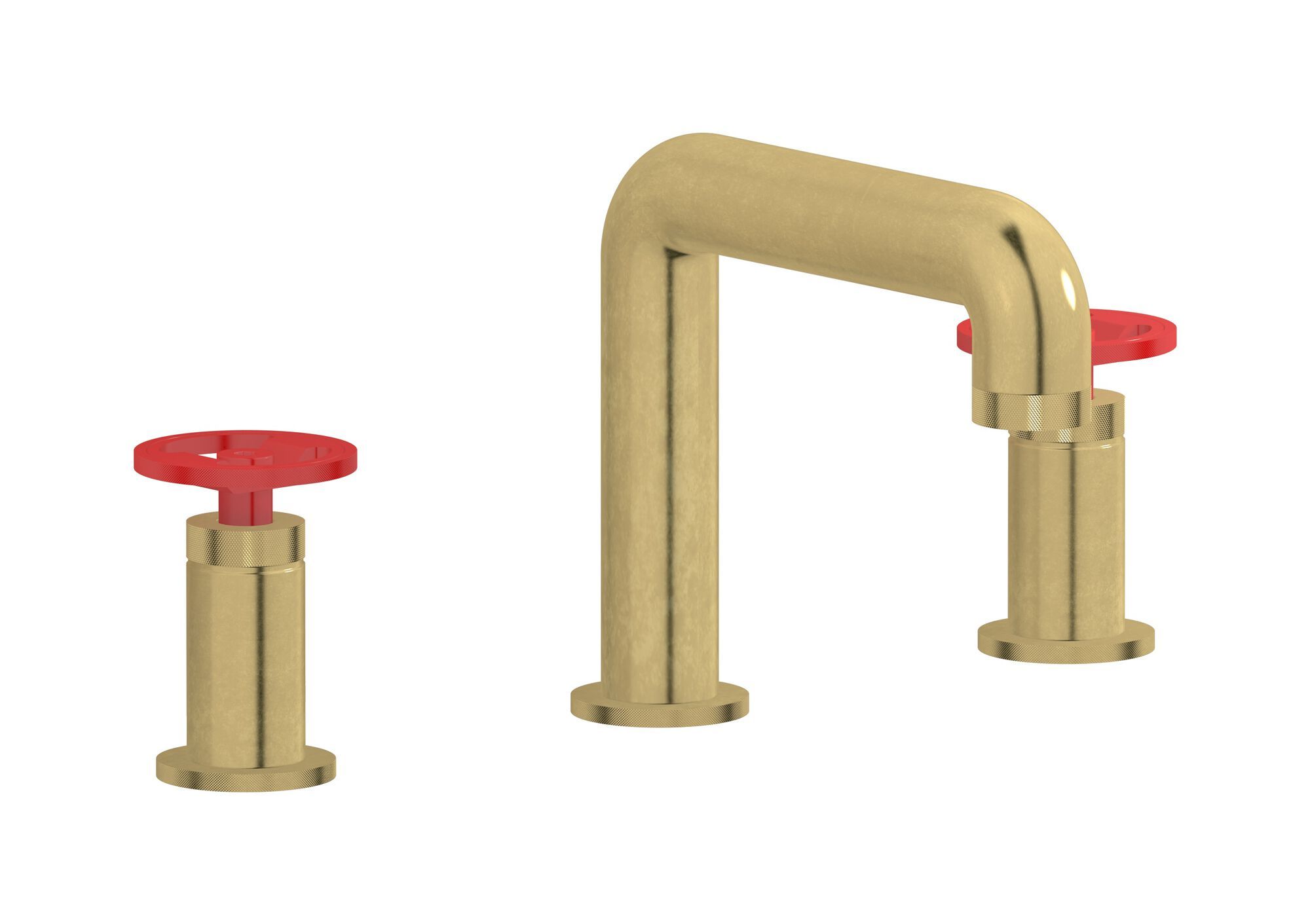 Смеситель для раковины с 3 отверстиями для пола с автоматическим сливом IB Bold ARCH-00060868 - Вид №14