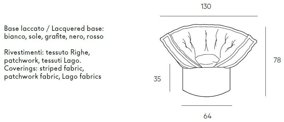 Lago Кресло из ткани / матрас футон sun-id-1512725 - Вид №11