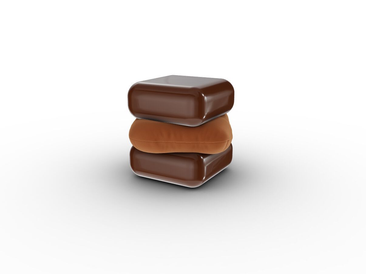 Низкий журнальный столик из лакированного дерева и кожаная подушка Poltrona Frau ARCH-00148934 - Вид №1