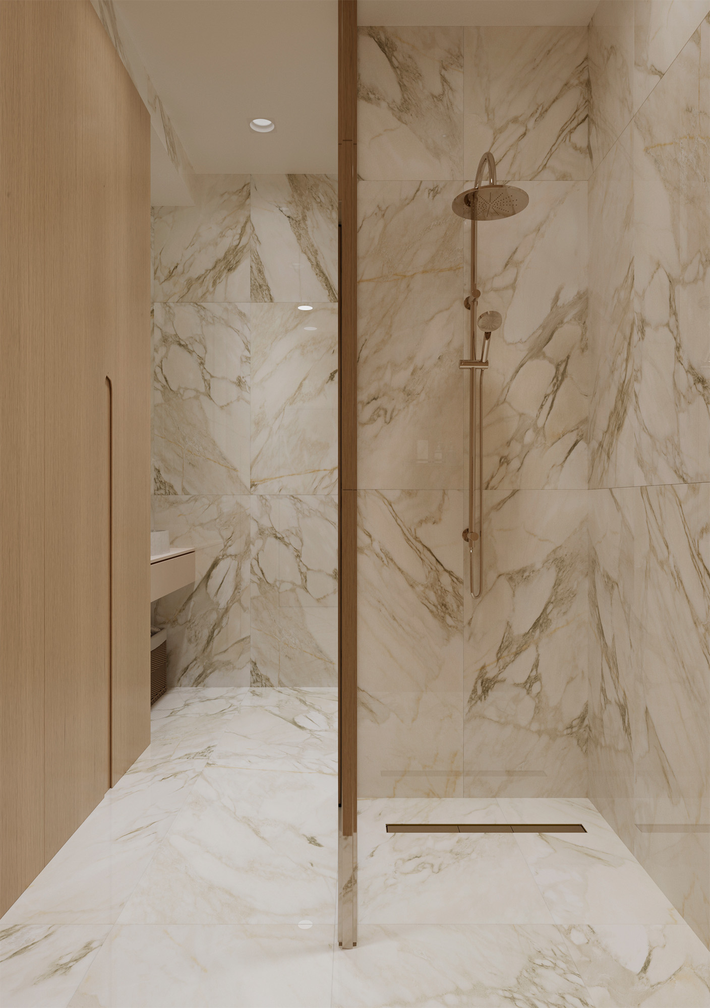 AURORA BEIGE — Элегантность мрамора в вашем интерьере FP1016-A Arcadia Ceramica - Вид №1