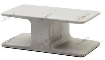 Varaschin Прямоугольный столик для сада из бетона Belt 221t