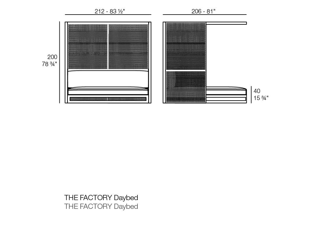 Садовая кровать с балдахином Vondom The factory ARCH-00095867 - Вид №2