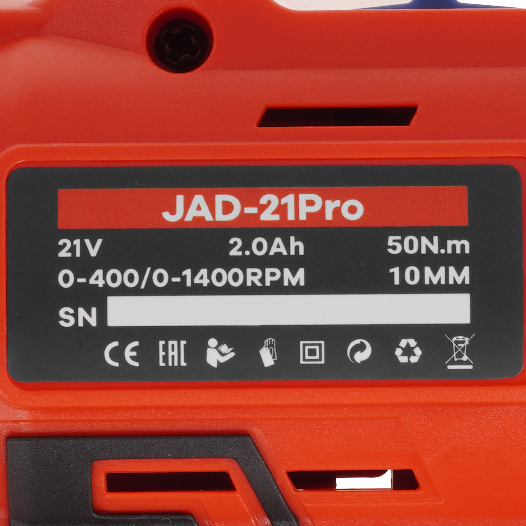 Дрель-шуруповерт JONSER JAD-21PRO 9236350 STDN-0008243 - Вид №3