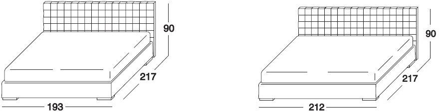 Marac Кровать с мягким изголовьем Louisana sun-id-1514027 - Вид №2