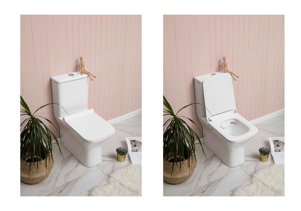 CL12248B Компакт унитаз с бачком Белый Aquanet  Китай  - Вид №6