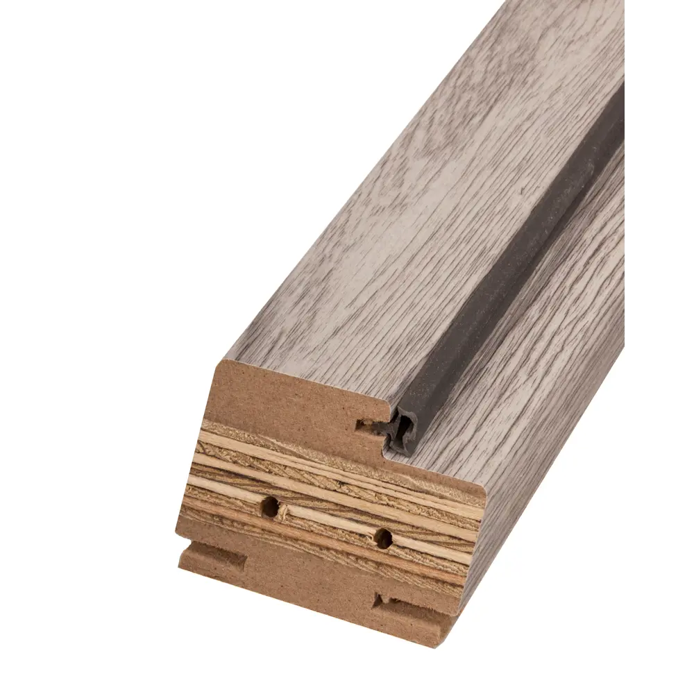 Дверная коробка телескопическая Прэсто/Санрэмо 2100x70x40 мм ПВХ ламинация цвет серый (комплект 3 шт.) 83118947 STLM-2178309 МАРИО РИОЛИ 