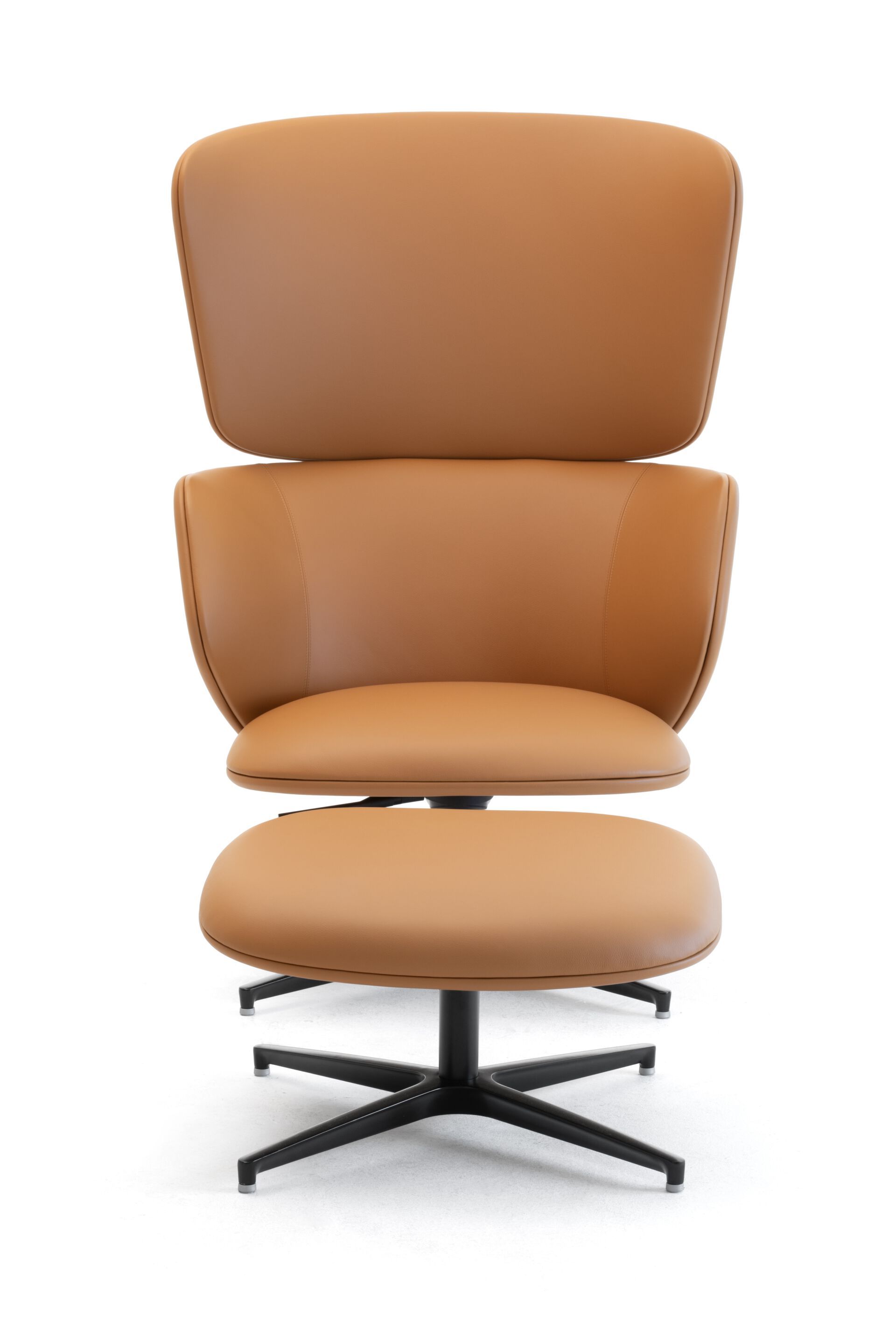 Кожаное вращающееся кресло с высокой спинкой для контракта Leyform Alisè Lounge ARCH-00064529 - Вид №4