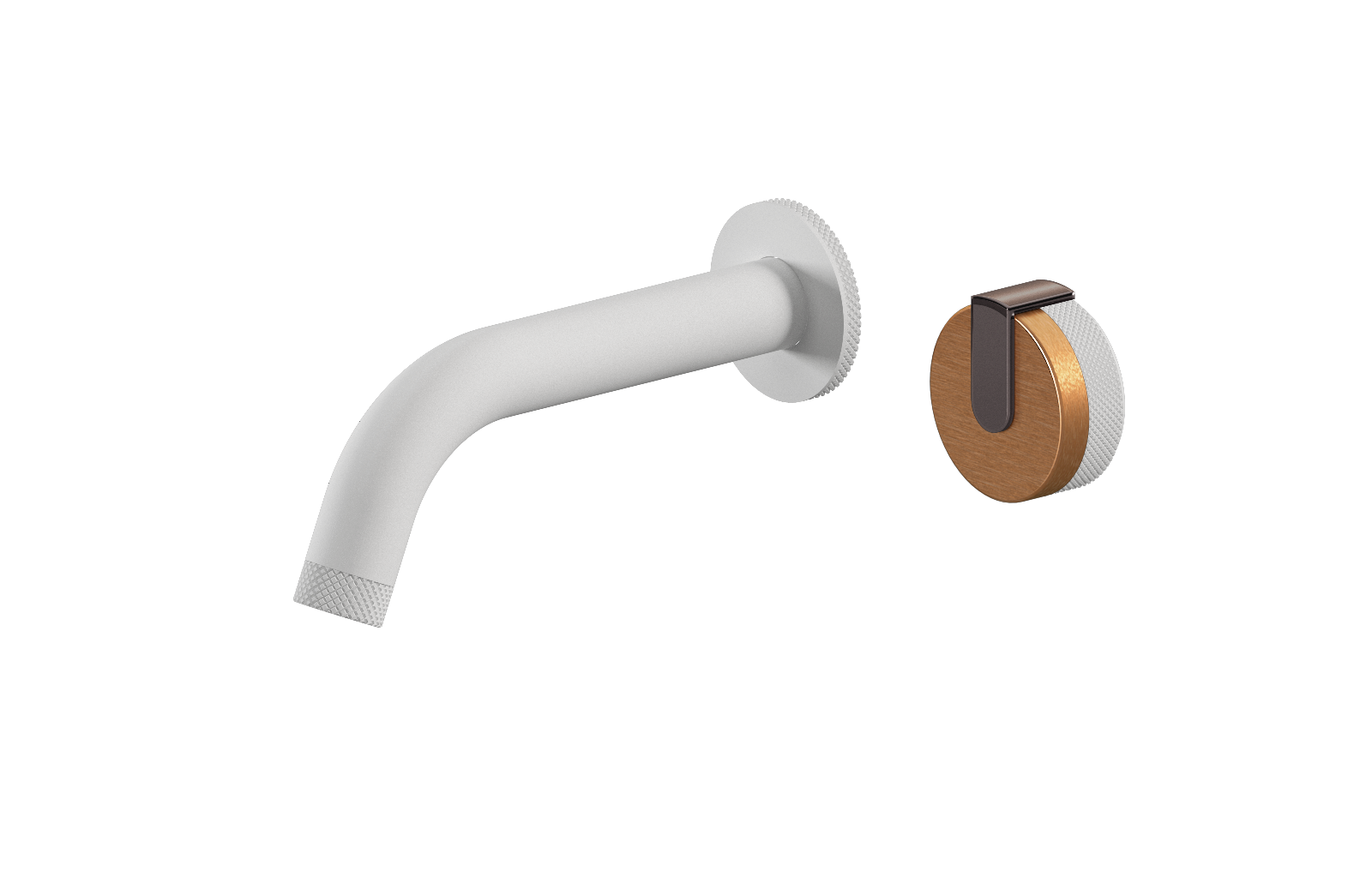 E-11535-R1BRG-L1OX-WT Настенный прогрессивный смеситель скрытого монтажа для раковины GRAFF MOD+