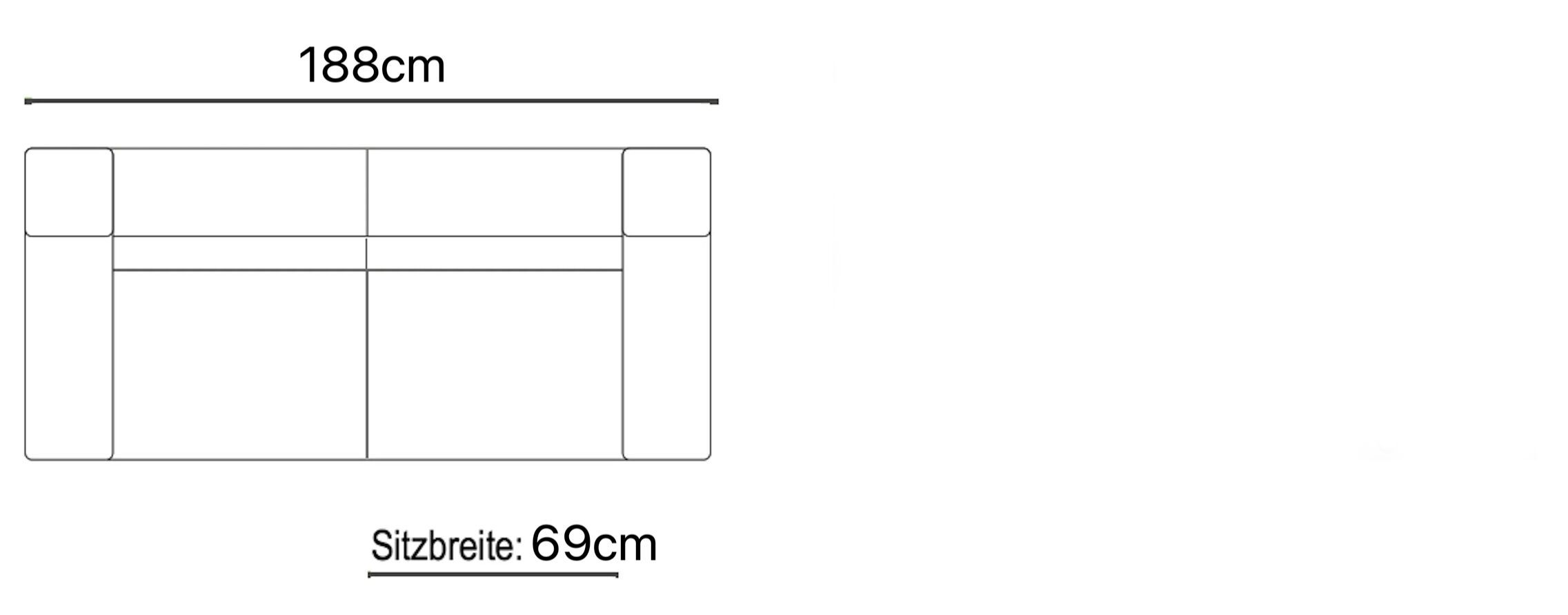 2-местный тканевый диван Sofanella Канны ARCH-00105108 - Вид №7