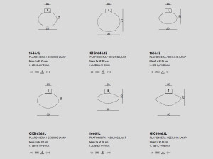 Потолочный светильник из дутого стекла