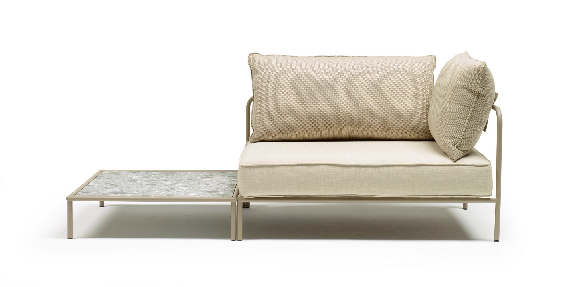 Окрашенный стальной садовый стол и столешница HPL S-CAB лоскут ARCH-00102797 - Вид №7