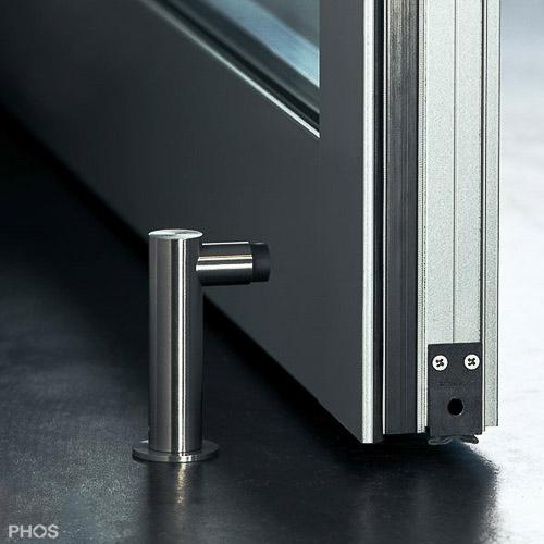 TSL25-100 L-образный дверной упор, привинченный, резиновый амортизатор на высоте 8,8 см. PHOS  - Вид №1