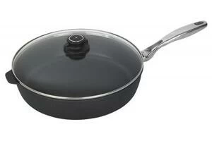 Сотейник индукционный Swiss Diamond со стеклянной крышкой и металлической ручкой, Ø32 см