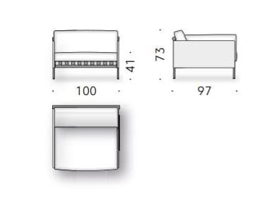 Кресло с подлокотниками DE PADOVA Étiquette ARCH-00146972 - Вид №2