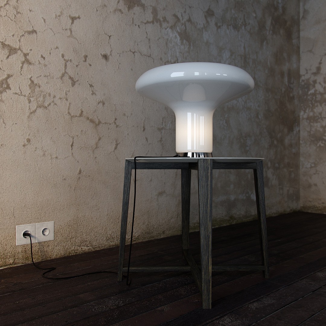 Artemide 0054010A LESBO лампа настольная 104478 - Вид №1