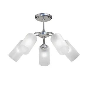 Потолочная люстра Vitaluce V3813-9/5PL VITALUCE ДИЗАЙНЕРСКИЕ 328283 Белый;хром