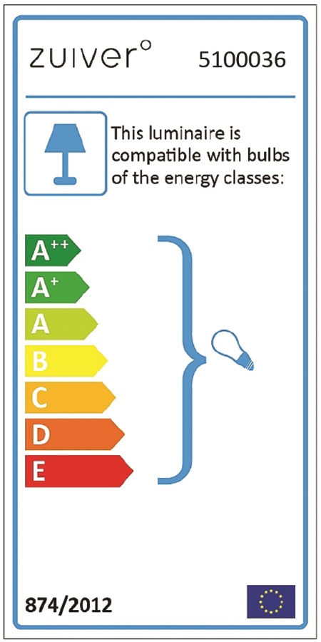 Лампа напольная Highland, белая Zuiver 5100036 - Вид №9