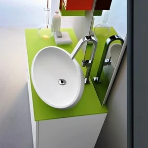 A543 Накладная раковина на столешницу  овальная Arbi