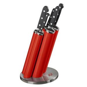 Набор из 5 ножей, красный