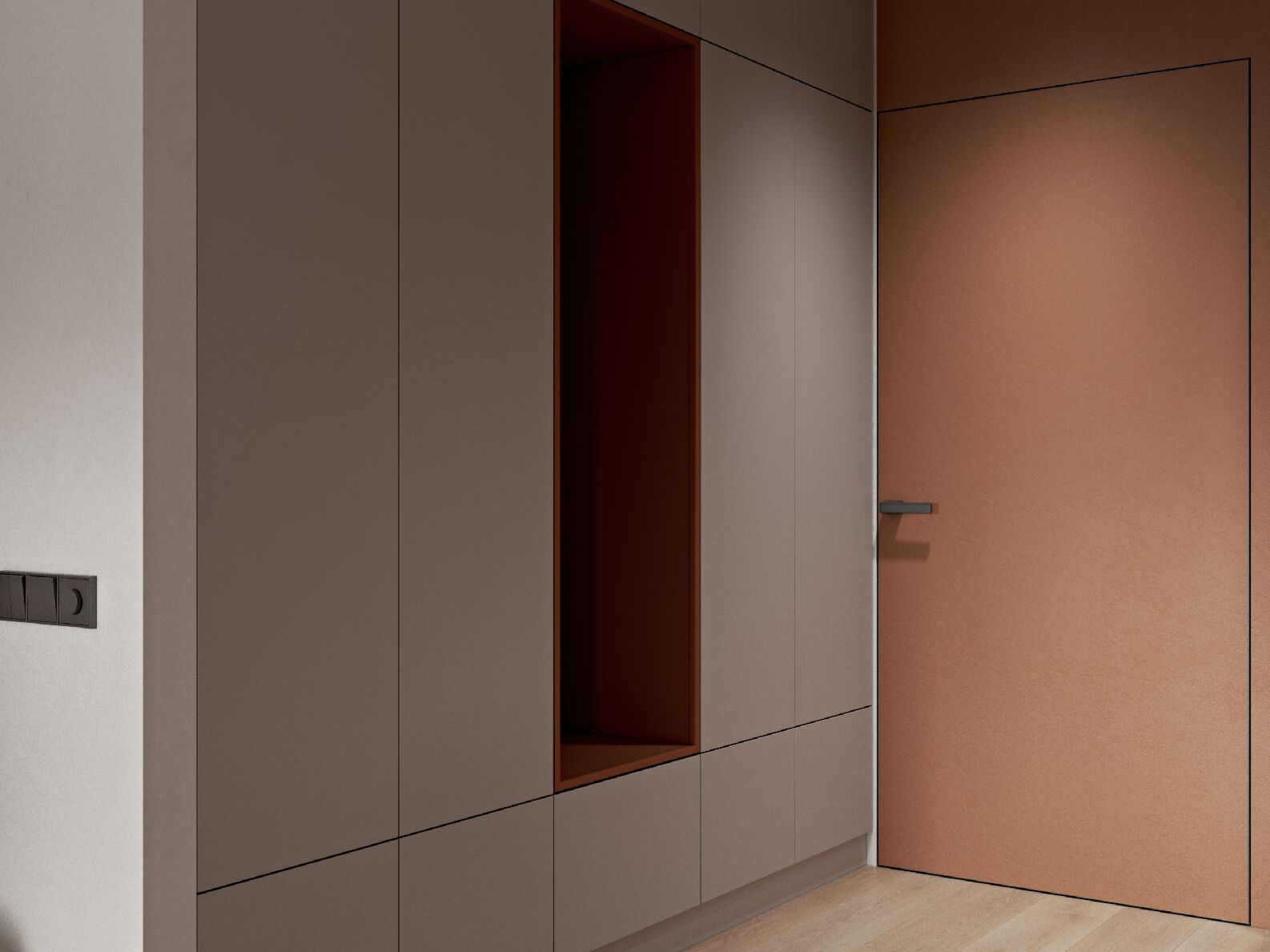 Настенная дверная рама Saheco LINE TIMBER ARCH-00077521 - Вид №2