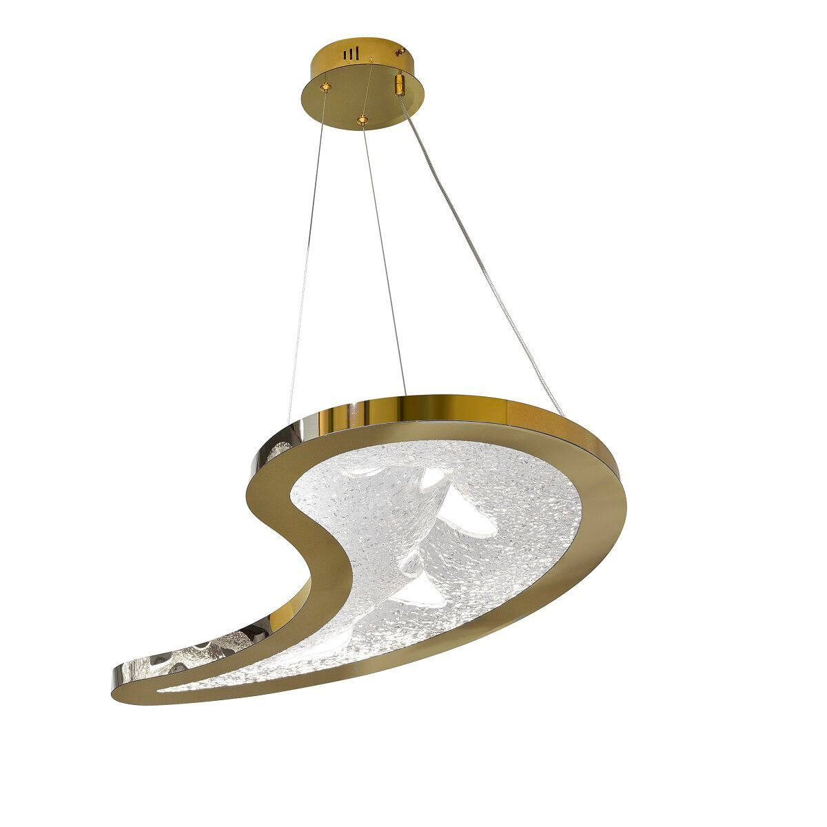 Светодиодный потолочный светильник из нержавеющей стали и стекла K-Lighting Shua ARCH-00049542 - Вид №2