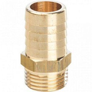 Штуцер НР 1/2"х10 латунь STOUT