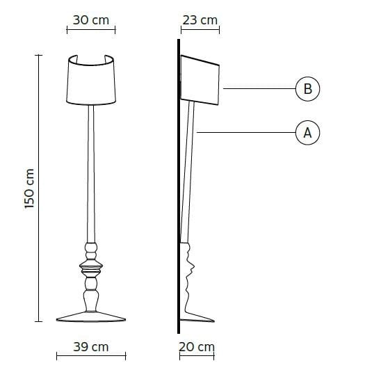 Керамическая настенная лампа / торшер Karman Али и Баба ARCH-00149379 - Вид №3