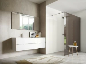 Ideagroup Тумба под умывальник с зеркалом My time