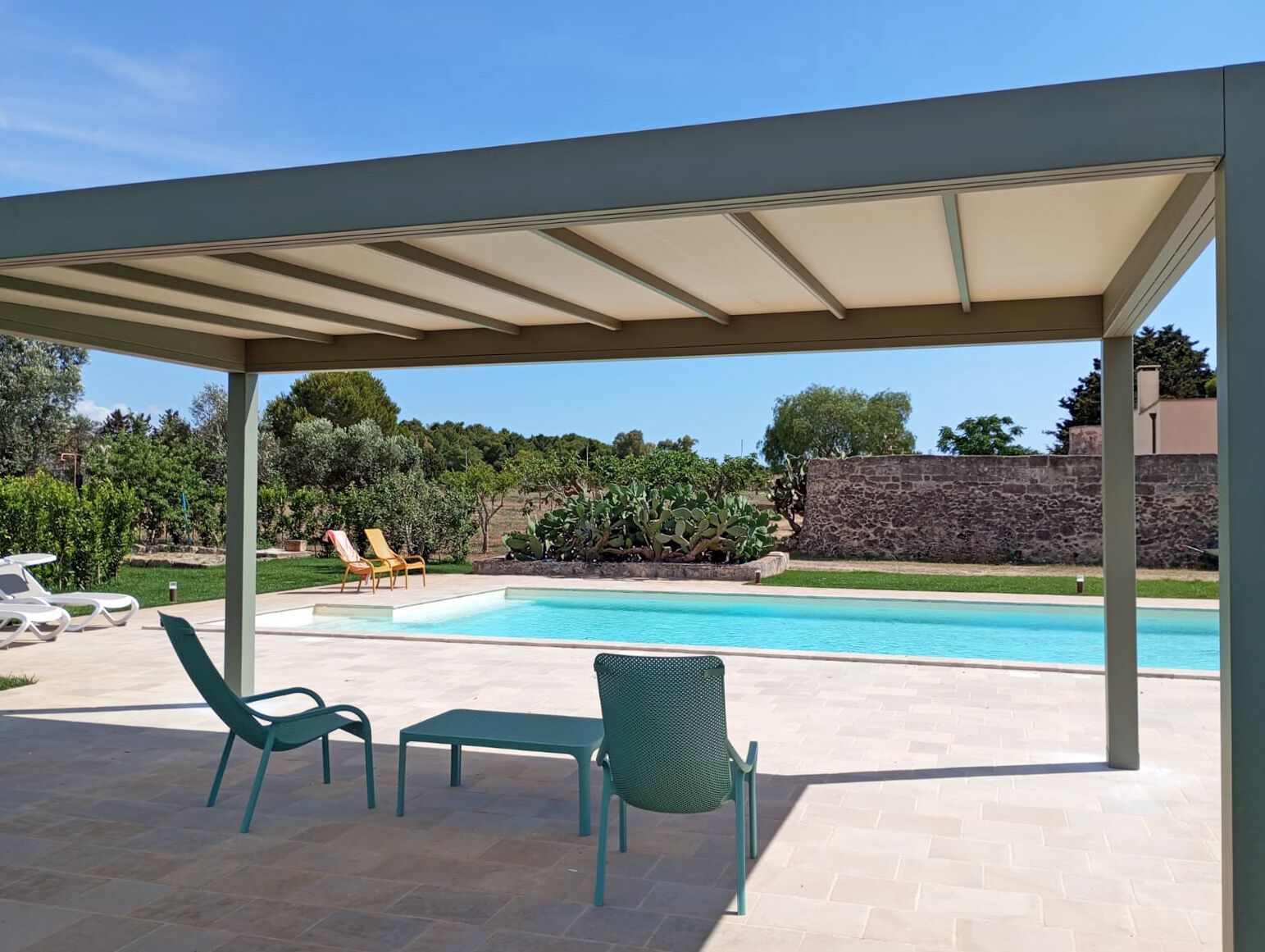 Самонесущая стальная беседка с текстильной мембраной Sprech Q. BOX System ARCH-00088269 - Вид №1