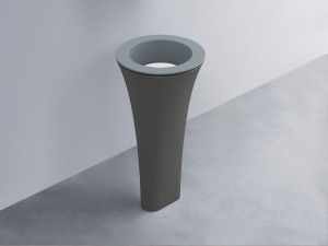 AMLA45-BR+AMPILT-BL+AMCOLT-CM Раковина Amedeo Tondo отдельностоящая cielo Enjoy + Amedeo