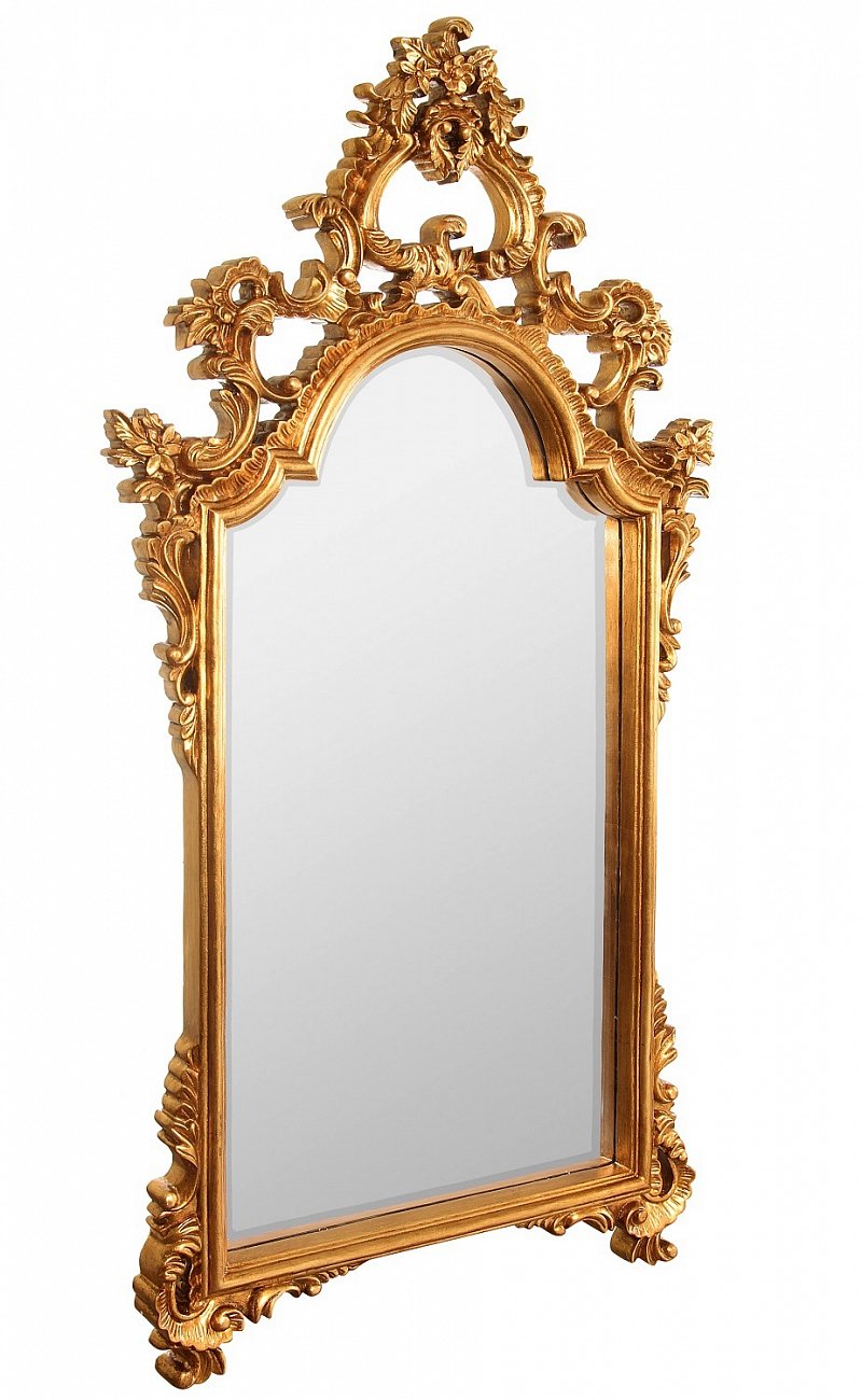 Зеркало-арка 123х65 см античное золото Pretty Gold ART-ZERKALO ДИЗАЙНЕРСКИЕ 00-3884106 Зеркальный;золото  - Вид №1