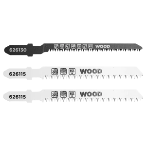 Набор пилок для электролобзика по дереву KWB 626240 чистый рез 3 шт.