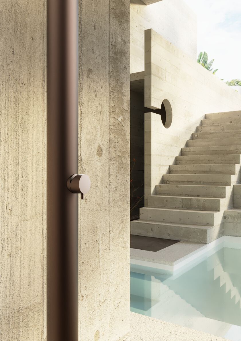 Напольная душевая колонна из нержавеющей стали Fir Italia Outdoor Indoor Showers ARCH-00139491 - Вид №2