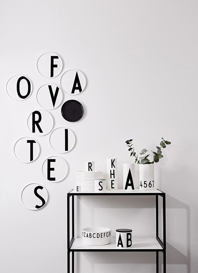 Фарфоровая тарелка H Design Letters 10201500H - Вид №1